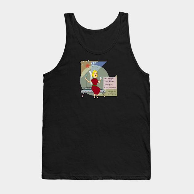 Alien Invasion Tank Top by Atmospheric Comics Company